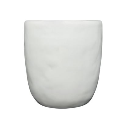 Rae Dunn birdcage mug in a minimalist white design for stylish beverage enjoyment