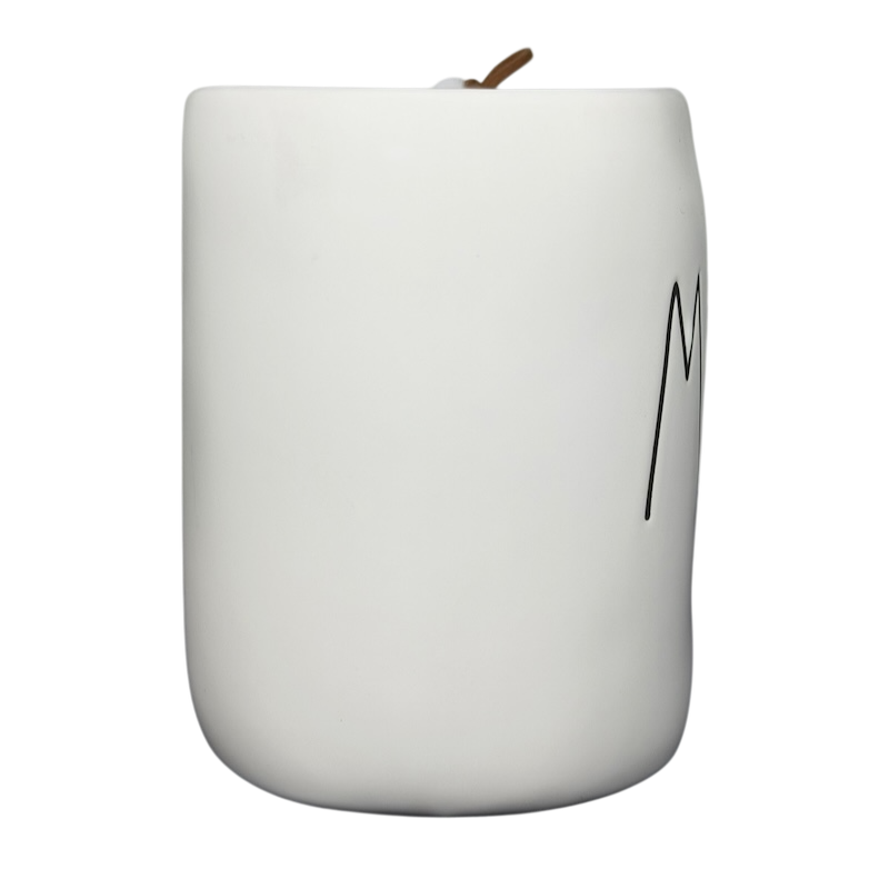 Rae Dunn MAMA Mug Magenta in white with minimalistic design and black lettering