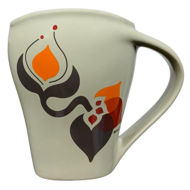 Reflect By Patricia Ryan Miam Miam Mug with unique floral design and soft color palette
