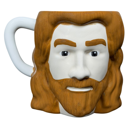 Rhett And Link Good Mythical Morning Mug designed like Rhett's face with detailed features