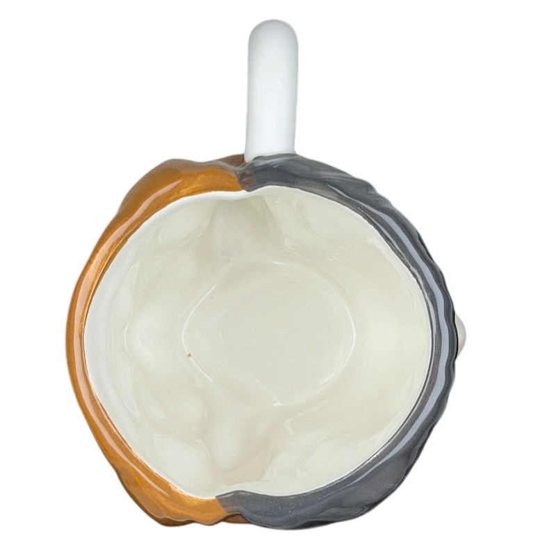 Rhett And Link Good Mythical Morning Mug with a unique two-tone design in orange and black