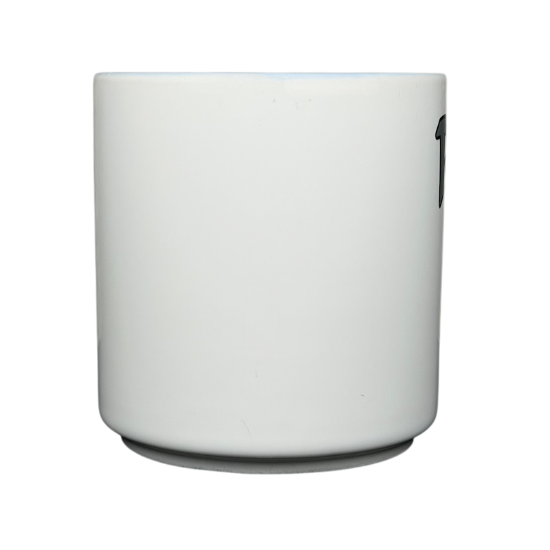 Papel Rick poetry name mug in a minimalist white design for coffee lovers