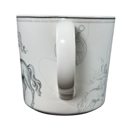 Rory Dobner astrology mug featuring intricate zodiac designs and a sturdy handle