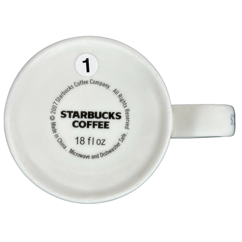 18 oz glass coffee mugs starbucks San Diego Starbucks Architect Vintage Mug - Rare Collectible