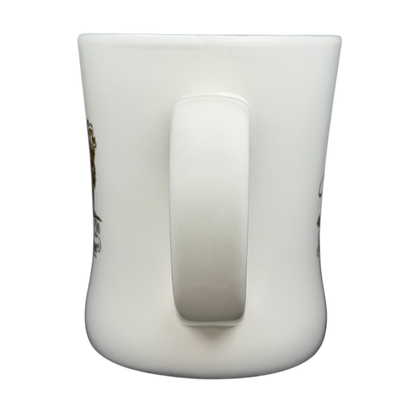 San Diego Zoo Centennial It Began With A Roar Mug with a clean white design featuring zoo animal illustrations