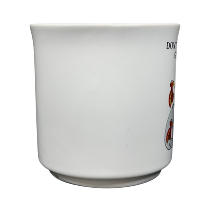 Sandra Boynton Don't Let The Turkeys Get You Down vintage mug featuring whimsical turkey artwork
