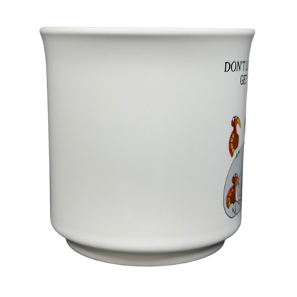 Sandra Boynton Don't Let The Turkeys Get You Down vintage mug featuring playful cartoon designs