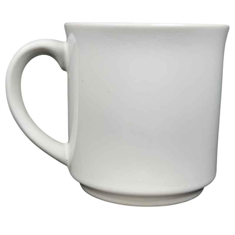 Sandra Boynton Don't Let The Turkeys Get You Down vintage mug in simple white design