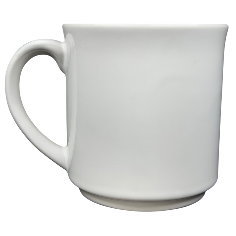 Sandra Boynton Don't Let The Turkeys Get You Down vintage mug in a classic white design