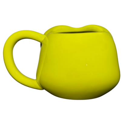 Bright yellow Keroppi Mug Sanrio Silver Buffalo with unique round shape and comfortable handle