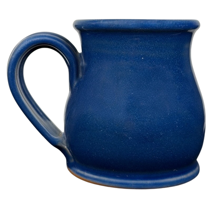 Simply Divine Bed and Breakfast Deneen mug in deep blue ceramic with a sturdy handle