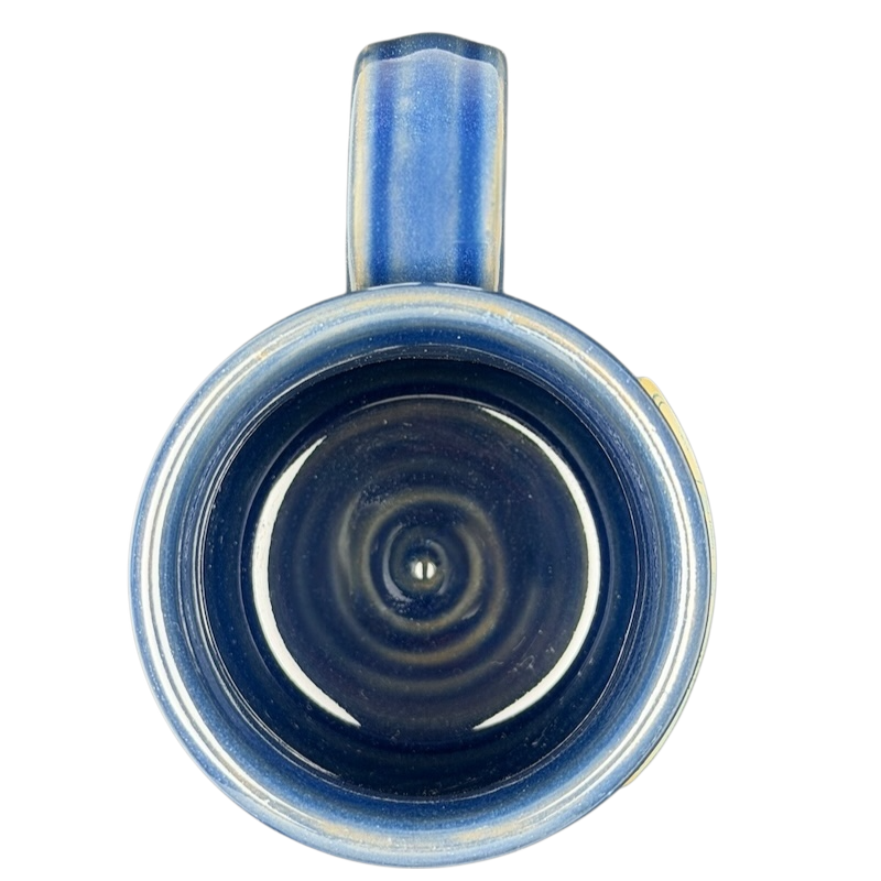 Simply Divine Bed and Breakfast Deneen mug with a deep blue glaze and classic design