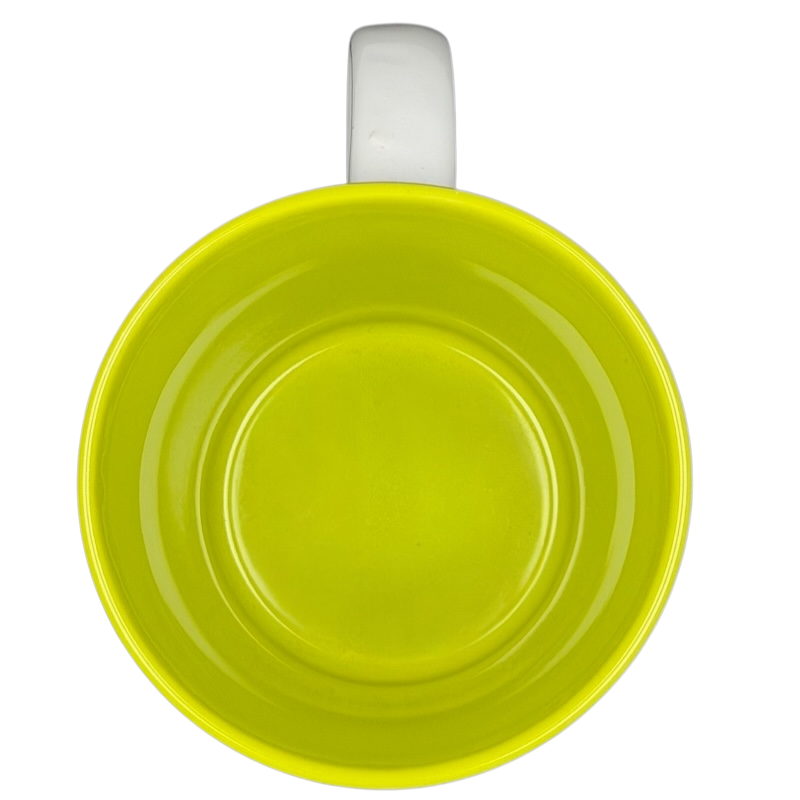 Gibson snoopy peanuts Feelin' Groovy mug in vibrant green color for coffee lovers