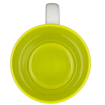 Gibson snoopy peanuts Feelin' Groovy mug in vibrant green color for coffee lovers