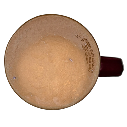 Bottom view of a Southmoreland On The Plaza Deneen mug showcasing detailed pottery markings