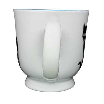 One Cat Short Of Crazy Mug Spectrum Designz with a playful cat graphic on a white background