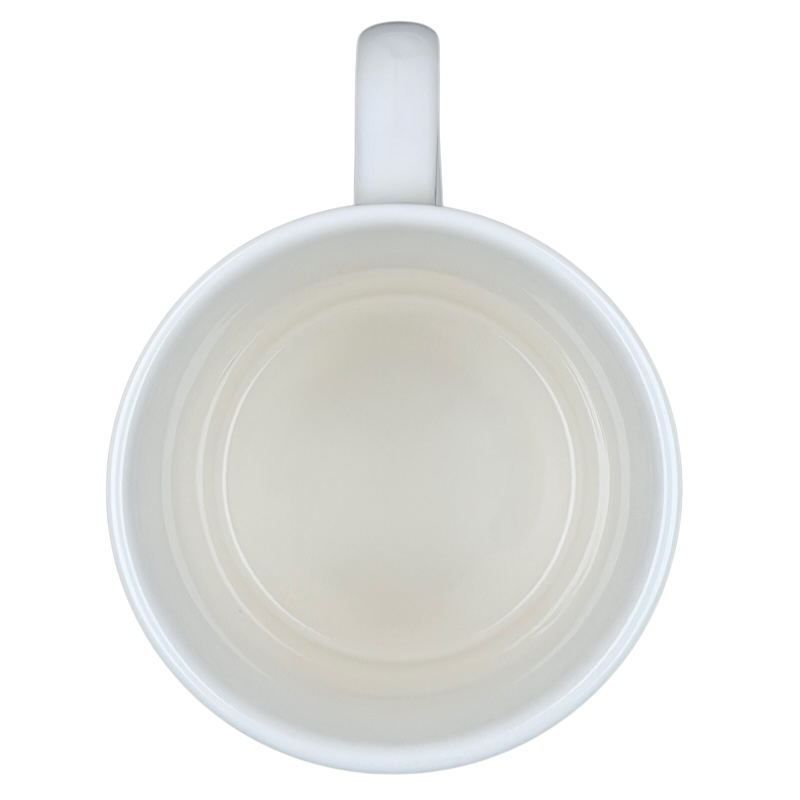 Inside view of a Beam Us Down Scotty vintage mug from The Hamilton Collection