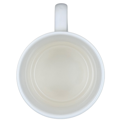 Inside view of a Beam Us Down Scotty vintage mug from The Hamilton Collection