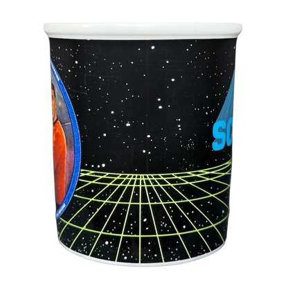 Scotty Star Trek vintage mug featuring a space-themed design and colorful graphics