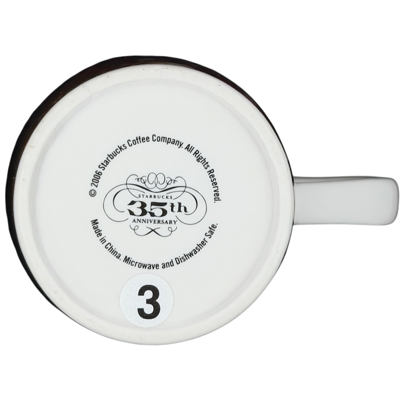 2006 Starbucks 35th anniversary vintage Siren mug with a classic design and sturdy handle for coffee lovers