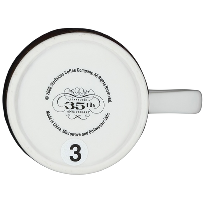 2006 Starbucks 35th anniversary vintage Siren mug with a classic design and sturdy handle for coffee lovers