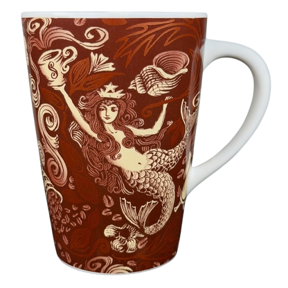 2006 Starbucks 35th anniversary vintage Siren mug with intricate mermaid design in rich hues