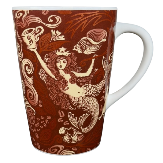 2006 Starbucks 35th anniversary vintage Siren mug with intricate mermaid design in rich hues