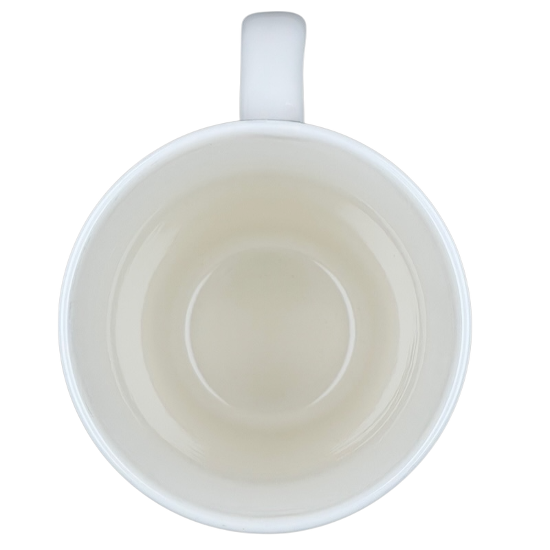 2006 Starbucks 35th anniversary vintage Siren mug with a simple white design and spacious interior