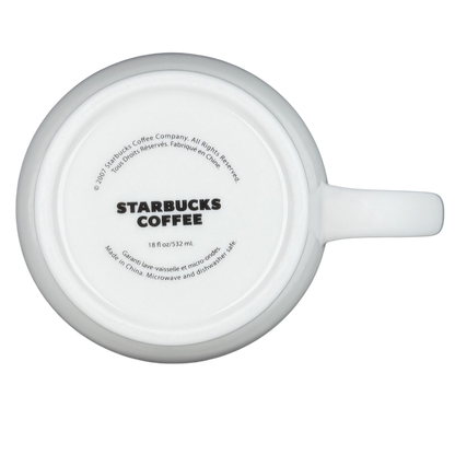2007 Starbucks Abbey ESTD 1971 mug with clean white design and classic branding