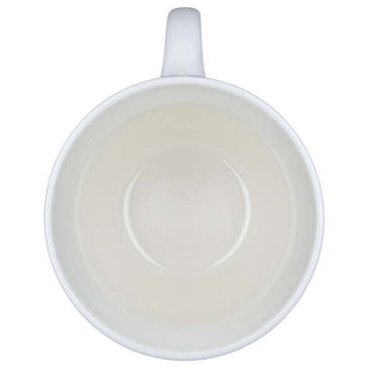 2007 Starbucks Abbey ESTD 1971 mug with a simple white interior for coffee enthusiasts