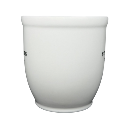 2007 Starbucks Abbey ESTD 1971 mug in a smooth white design for coffee lovers