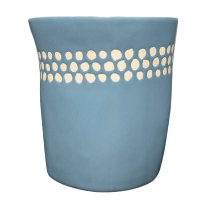 2008 Starbucks blue dotted vintage mug with a unique design and smooth finish