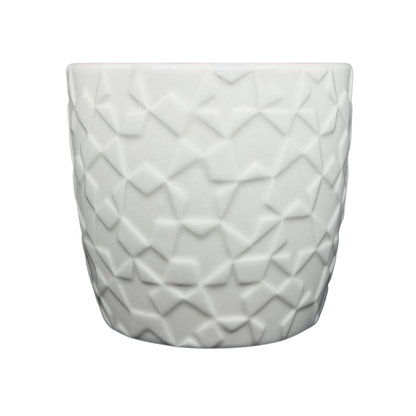 2011 Starbucks Embossed Stars collectible mug with a textured star design in white ceramic