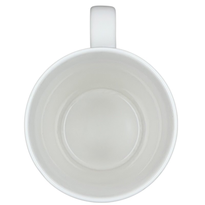 2015 Starbucks cat yarn collectible mug with a plain interior view for collectors