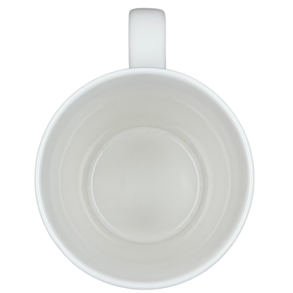 2015 Starbucks cat yarn collectible mug with a plain interior view for collectors