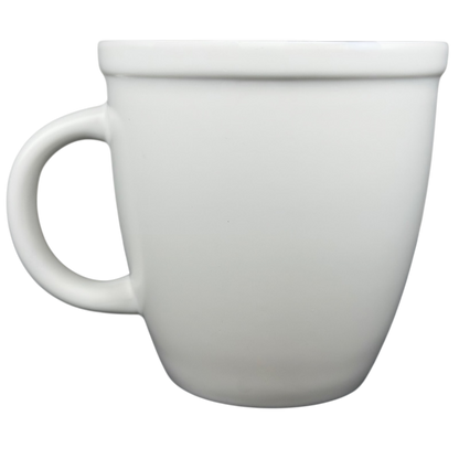 Starbucks Abbey ESTD 1971 New Bone China Mug 2009 with a smooth white finish and comfortable handle