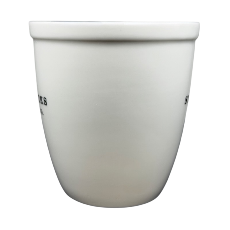 Starbucks Abbey ESTD 1971 New Bone China Mug 2009 in classic white design
