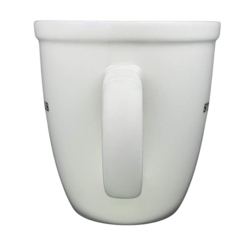 Starbucks Abbey ESTD 1971 New Bone China Mug 2009 with a sleek, modern design and durable handle