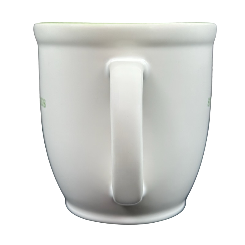 Starbucks Abbey Green Font ESTD 1971 Mug 2007 featuring a classic design and sturdy handle