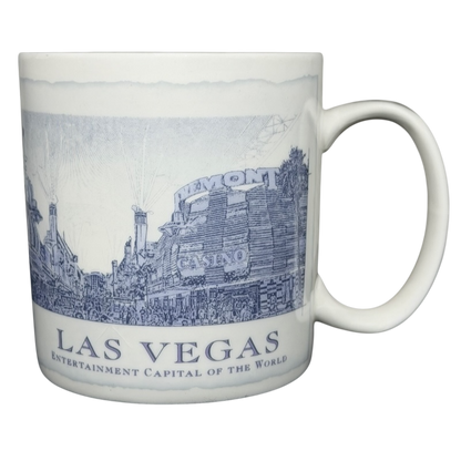 Starbucks Architect Series Las Vegas vintage mug featuring city skyline and Fremont Street design