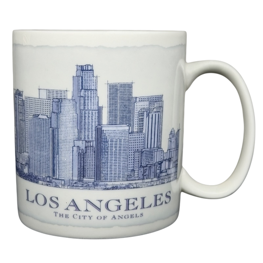 Starbucks Architect Series Los Angeles vintage mug featuring skyline design of the City of Angels