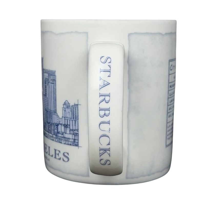 Starbucks Architect Series Los Angeles vintage mug featuring iconic city skyline design