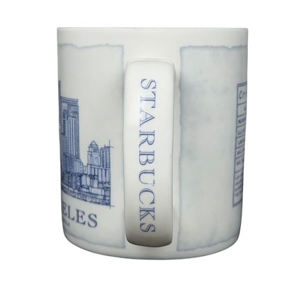 Starbucks Architect Series Los Angeles vintage mug featuring iconic city skyline design