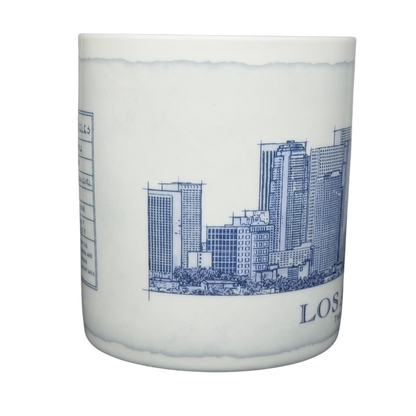 Starbucks Architect Series Los Angeles vintage mug featuring a detailed skyline design