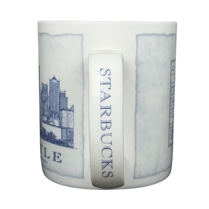 Starbucks Architect Series Seattle vintage mug featuring iconic Seattle skyline design