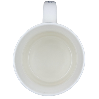 Empty inside view of Starbucks Architect Series Seattle vintage mug showcasing its clean design