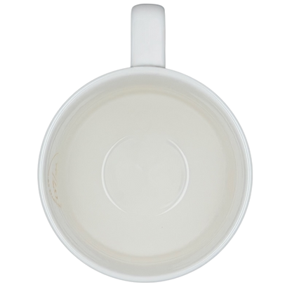 Inside view of the Starbucks artisan heritage mug showcasing its smooth ceramic finish.