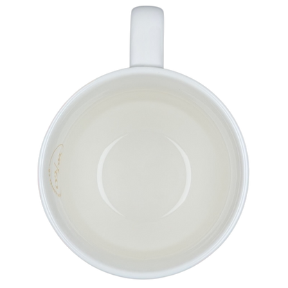 Inside view of the Starbucks Artisan Series collectible mug with a smooth, glossy finish