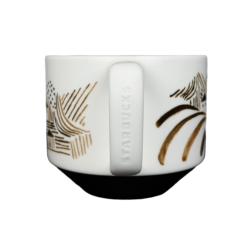 Starbucks Artisan Series vintage mug with unique artistic design for coffee lovers