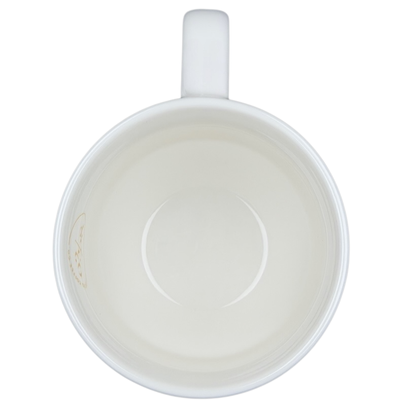 Starbucks Artisan Series vintage mug with a smooth white interior and classic design